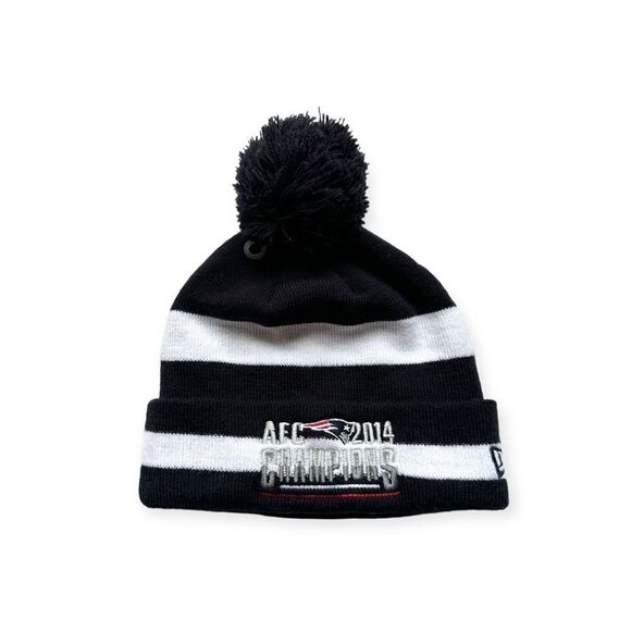 🆕New England Patriots AFC Champions Winter Beanie Hat - Picture 1 of 8